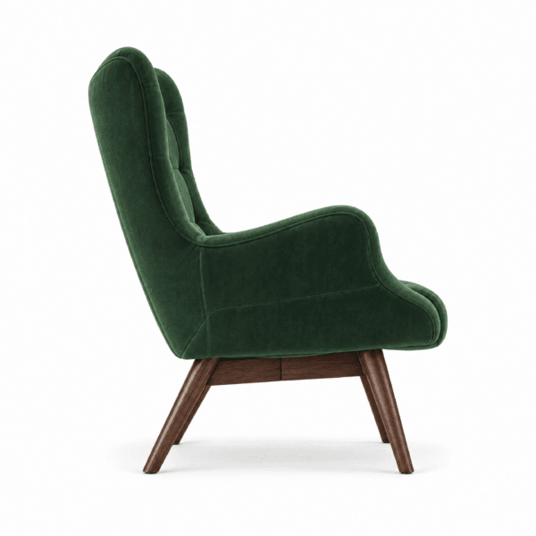 armchair green 08 velvet