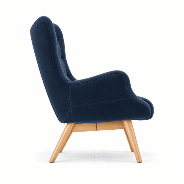 navy modern armchair 08 side