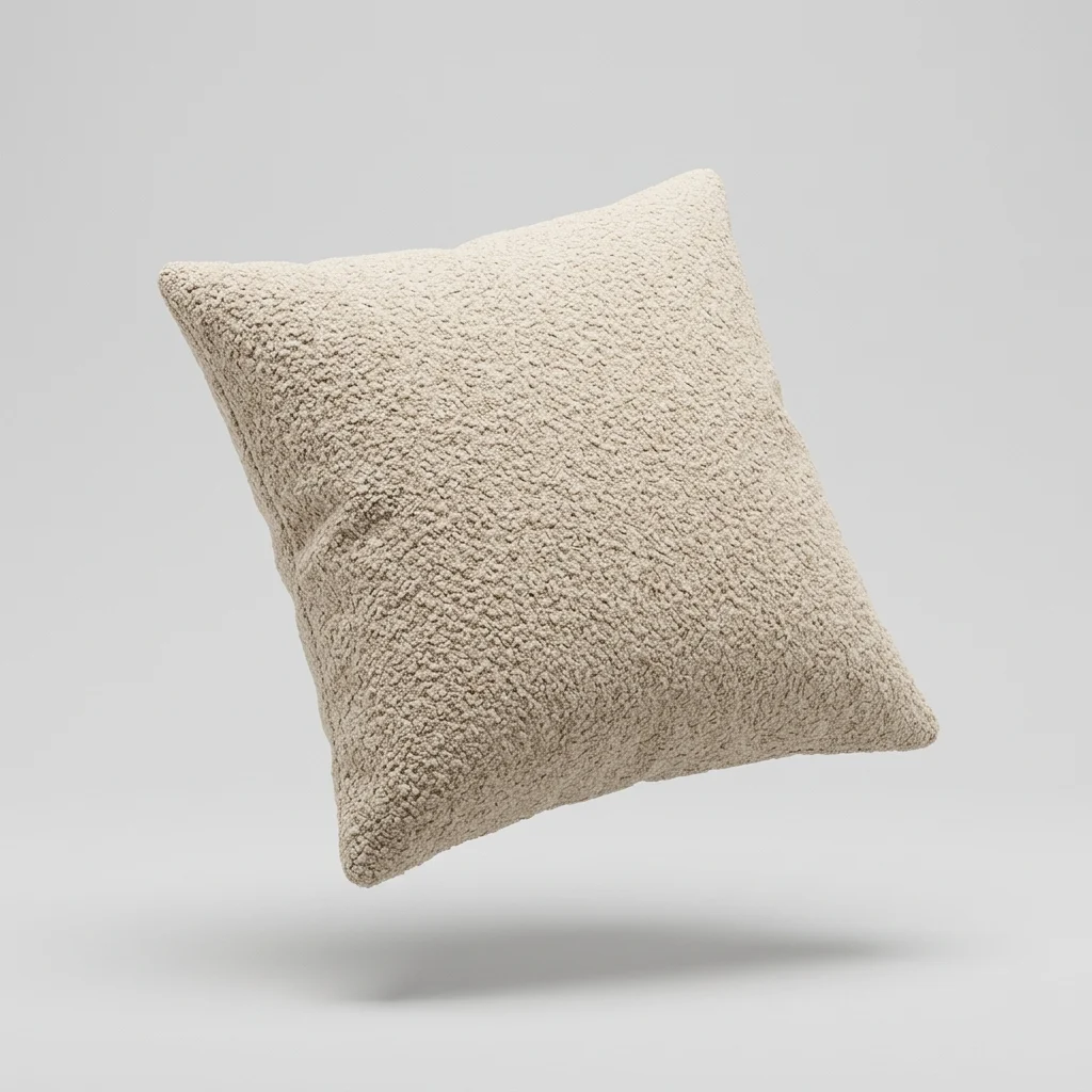 Bouclé upholstery fabric swatch — EWAcompany